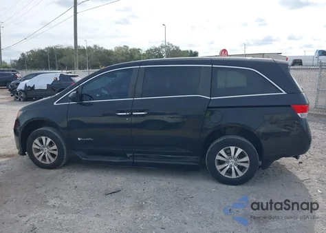 2014 Honda Odyssey Ex-L z USA, uszkodzony, nr VIN 5FNRL5H65EB016515